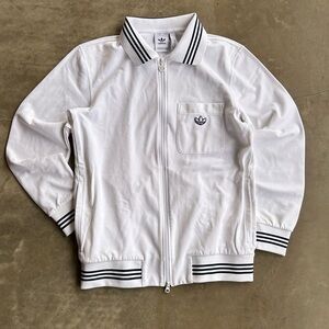 Adidas Men's White Bomber Jacket